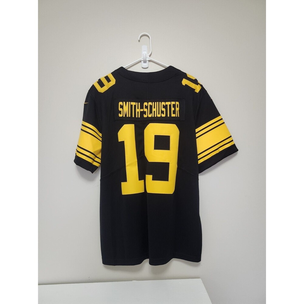 JUJU SMITH SCHUSTER Steelers NFL Nike Black Color Rush Football Jersey Size XL